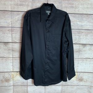 Kenneth Cole Reaction Men’s Black Dress Shirt